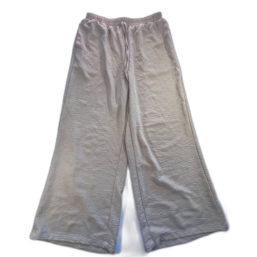Bohemian Loose Straight Leg Summer Pants Culottes Trousers 28in Waist